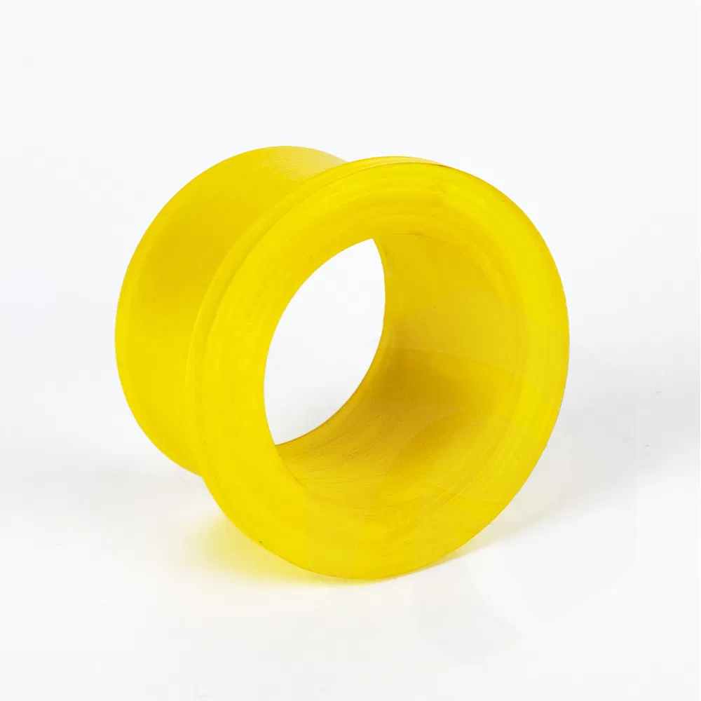 Custom Molded High Temperature Rubber Flange Sleeve NBR Silicone Rubber Sleeves Spring Rubber Bushing