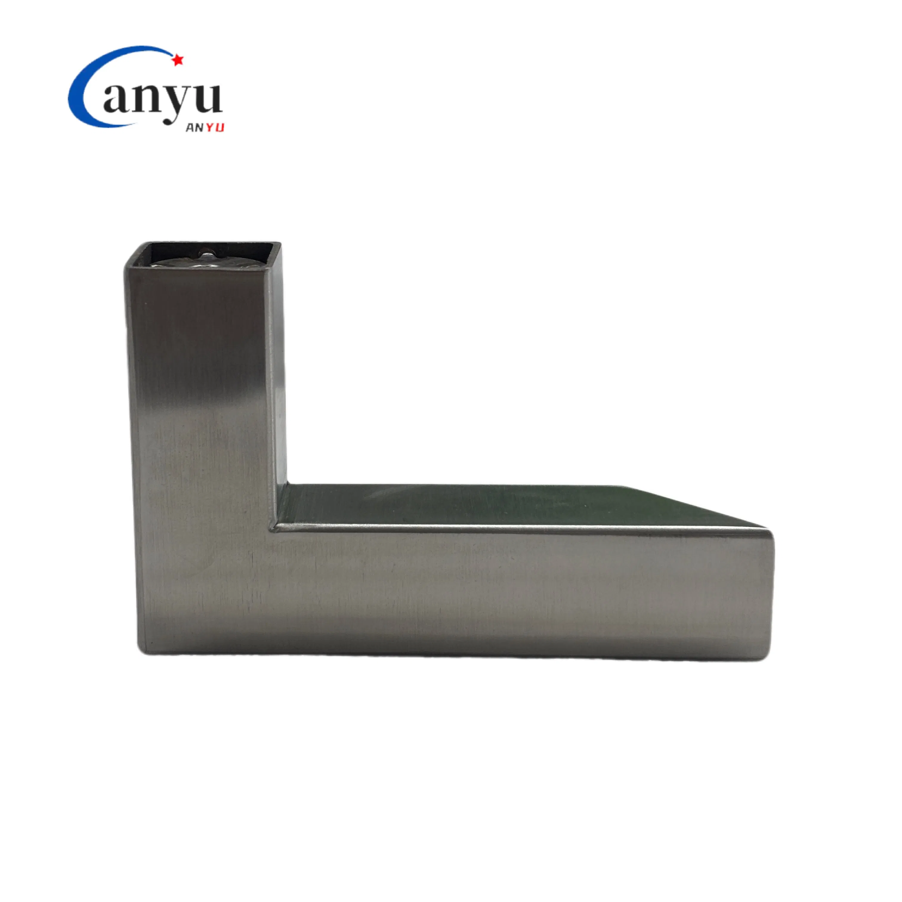 High-Quality Satin Handle Foot for CNC Machining Solutions Glass Hardware