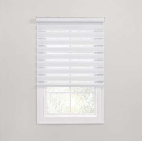 Smart Zebra Blinds Durable Day Night Roller Blind Fabric Horizontal Privacy Shade