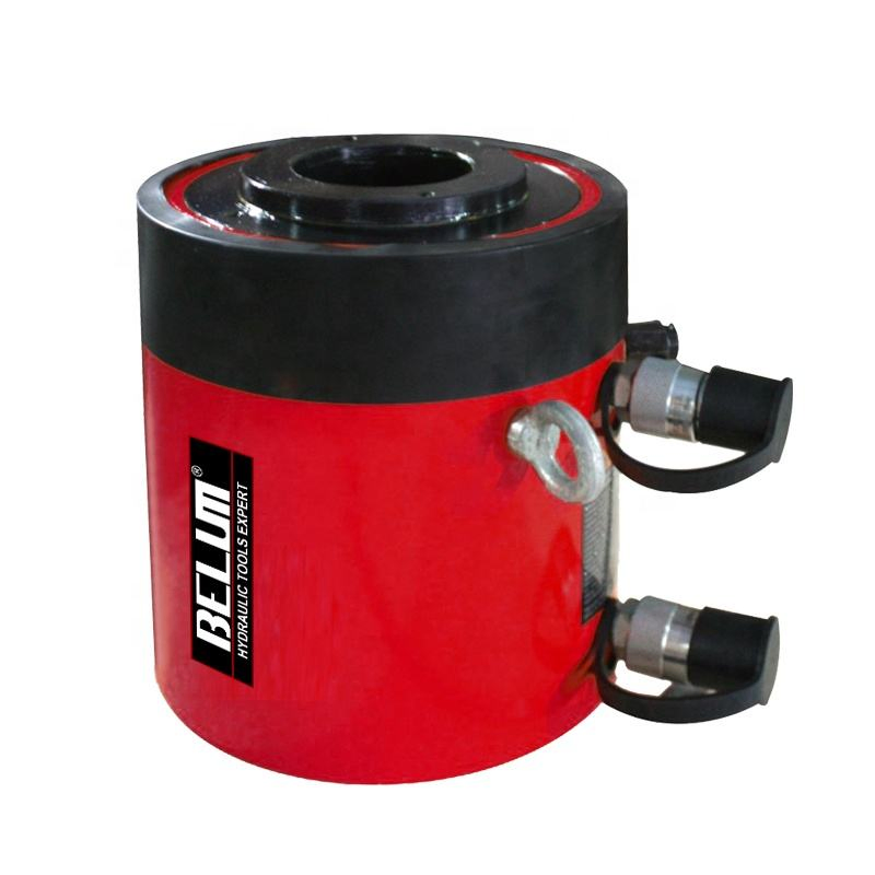 100t 76 mm Stroke Double Acting Hollow Plunger Hydraulic Cylinder Jack Rrh1003