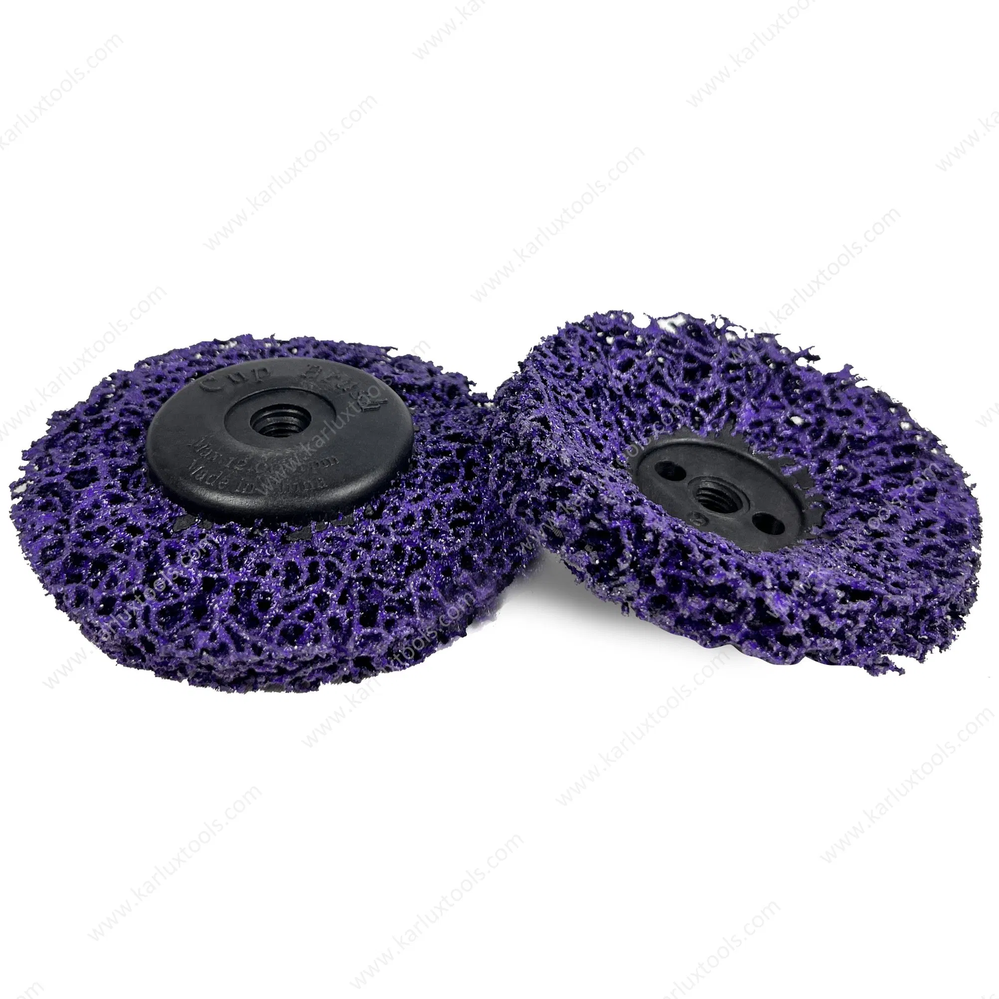94mm Purple Strip Abrasive Disc Stripping Wheel Strip Discs for Angle Grinder Clean & Remove Paint Coating Rust and Oxidation