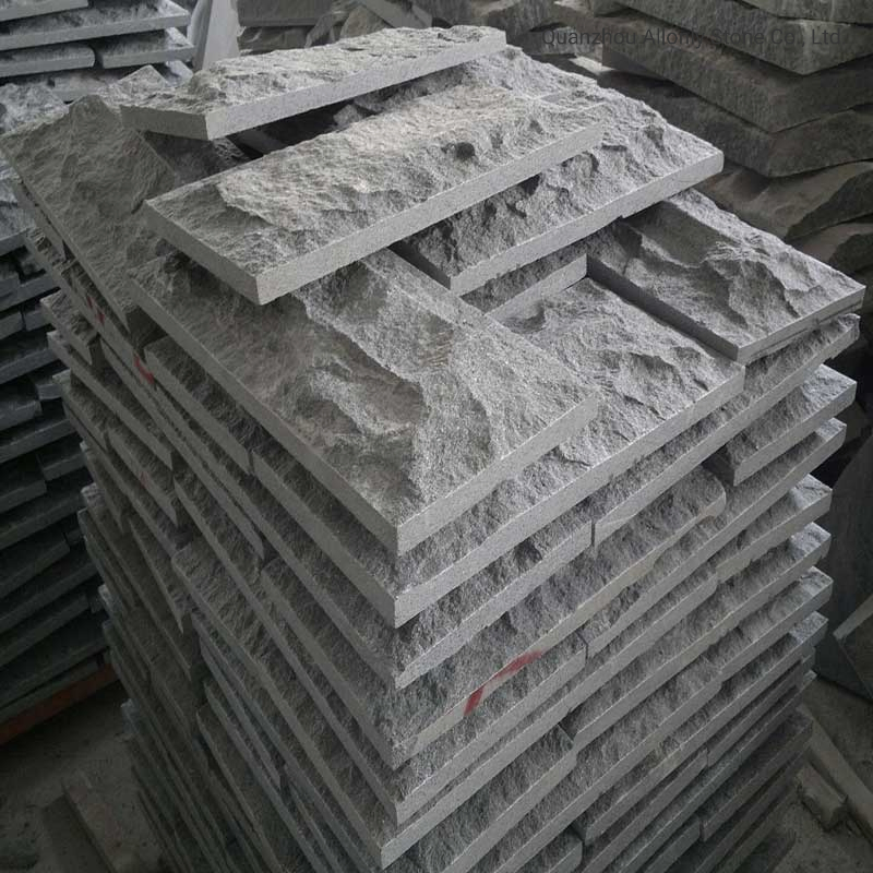Chinese Granite G654 Padding Dark Mushroom Stone Exterior Wall Cladding Tiles