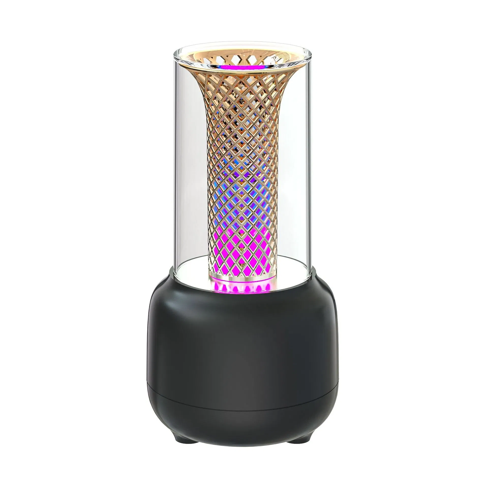 150ml Candle Seven Color Flame Light Aroma Diffuser with Timer and Soft Glow Night Light