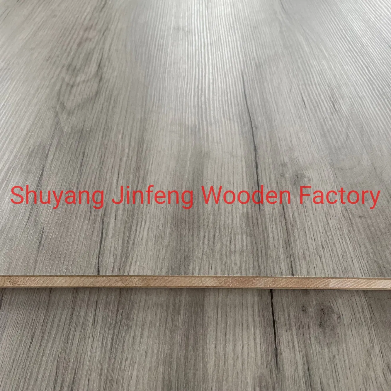 Jo7297 Wood Grain Hmr MDF Plywood Chibpoard Particle Board Falcatta Albasia Bare Core Melamine Faced Blockboard Bb