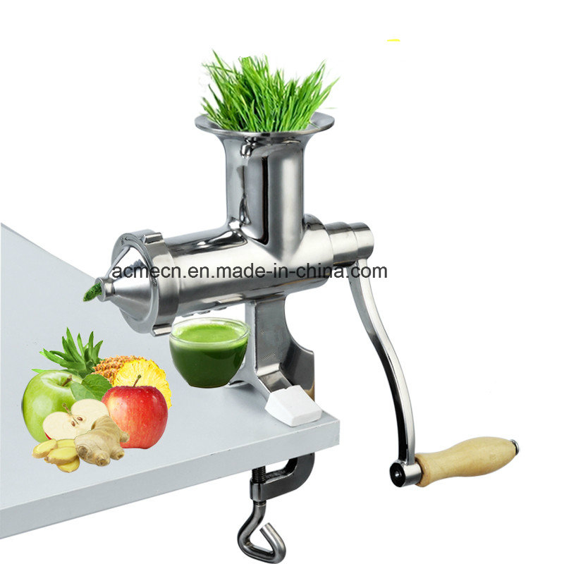 Household Vegetable Fruit Juicer Stainless Steel Manual Mini Juice Extractor