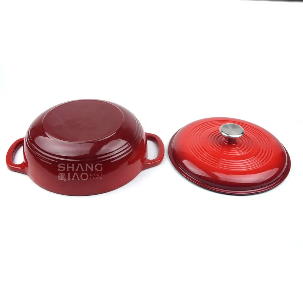 Эмалированная чугунная жаровня-казан, 3.9 кварт