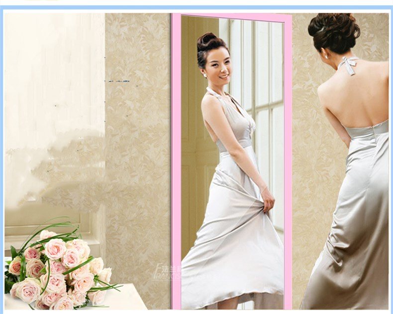 Hot Sale Plastic Changing Clothes Full Body Floor Mirror Bedroom Clothing Store
