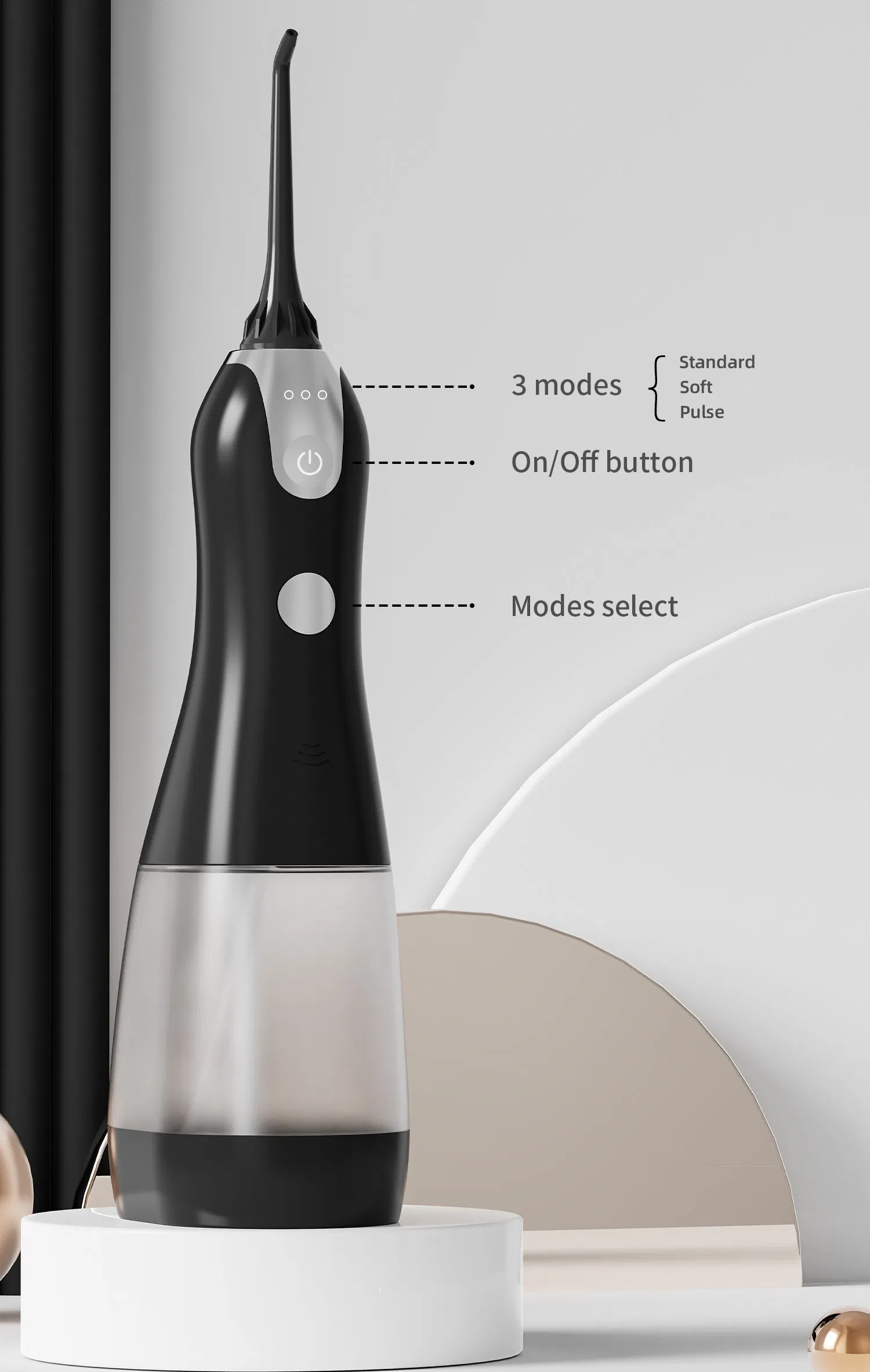 Ipx8 Magnetic Charging Base Teeth Cleaning & Beauty Appliances Water Flosser Oral Irrigator