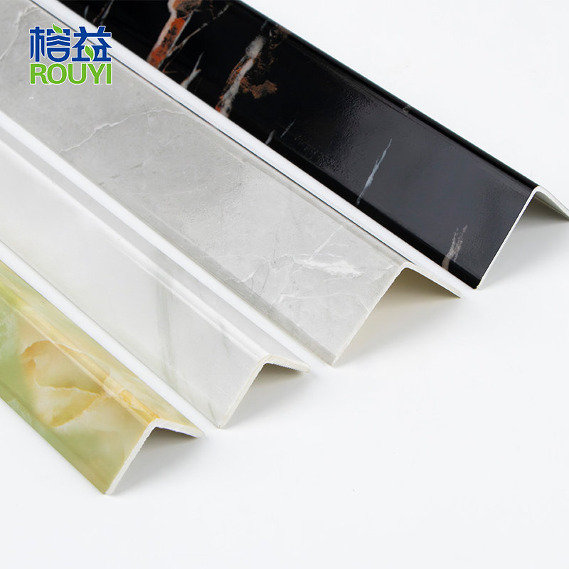 8mm 10mm Building Material Ceramic Tile PVC Profile Plastic Tile Corner Trim