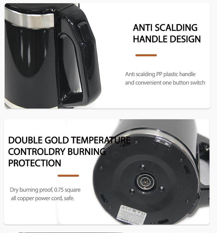 Middle East Style Samovar Smart Tea Maker Glass Electric Kettle with Teapot Set Temperature Control & Keep Warm Electric with Tea Infuser Tea Pot