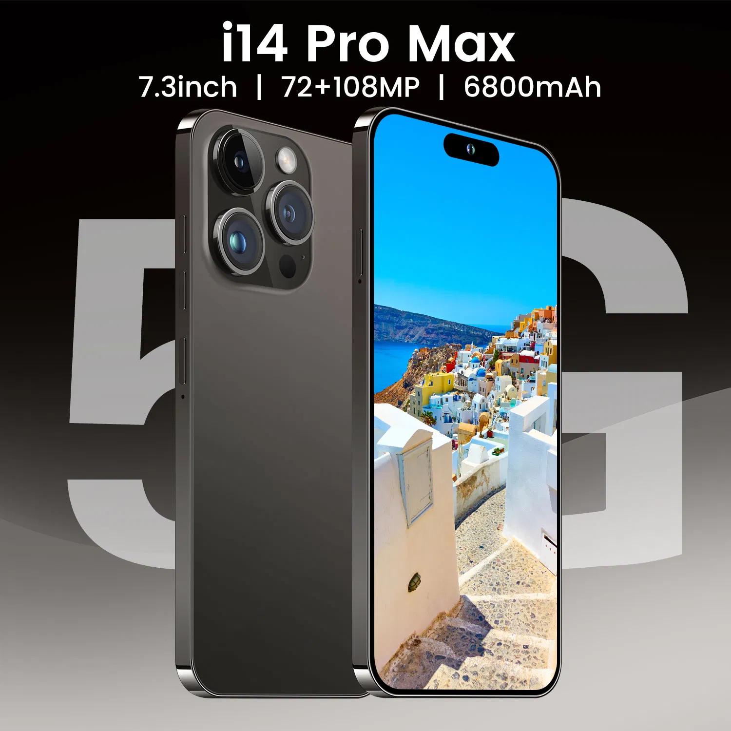 Viqee Phones Hot Sale Brand New Smart Mobile Phone I14PRO Max 6.1 Inc Android Cell Phone, OEM/ODM, Big Quantity in Stock