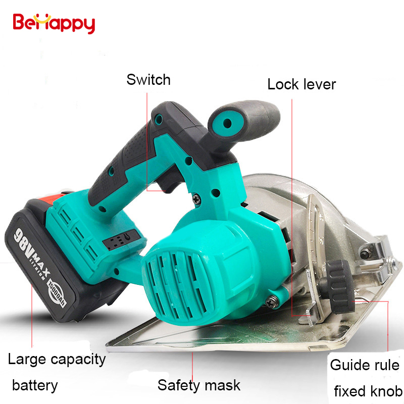 Behappy Hot Sale Circular Saw Brushless High Speed Multi Functions Cutting Machine Power Tools
