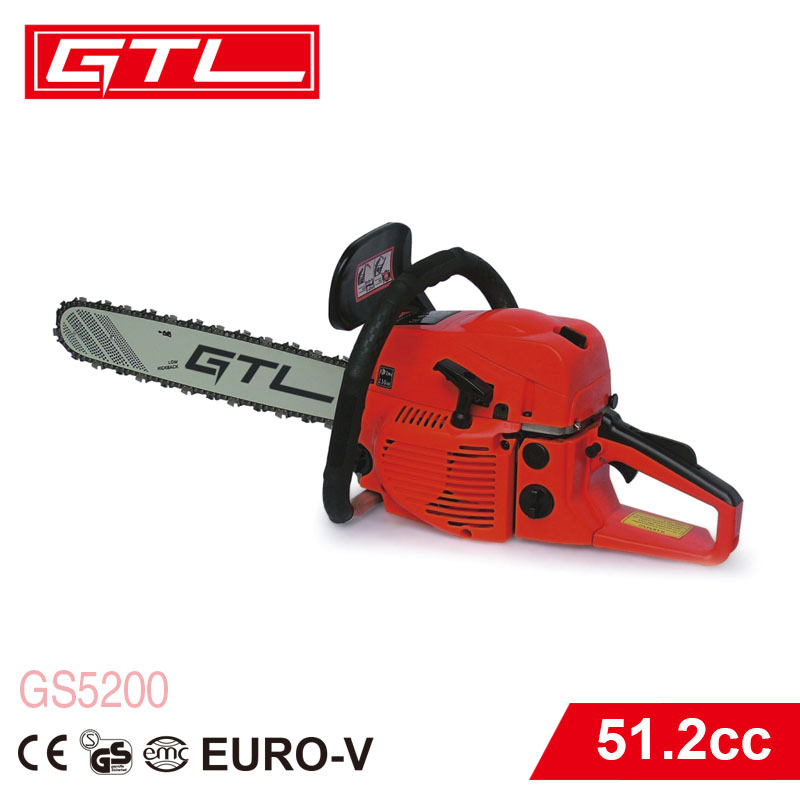 20 Inch Guide Board 2-Stroke Engine Gasoline 51.2cc Chain Saw for Wood Cutting