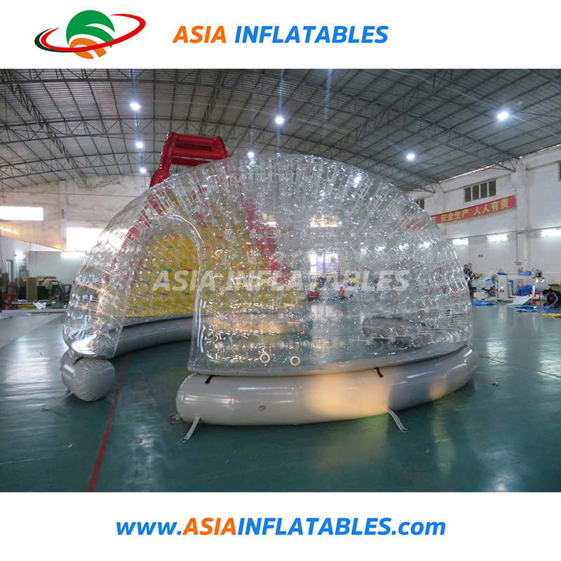 Durable Fireproof Inflatable Transparent Dome Tent for Indoor
