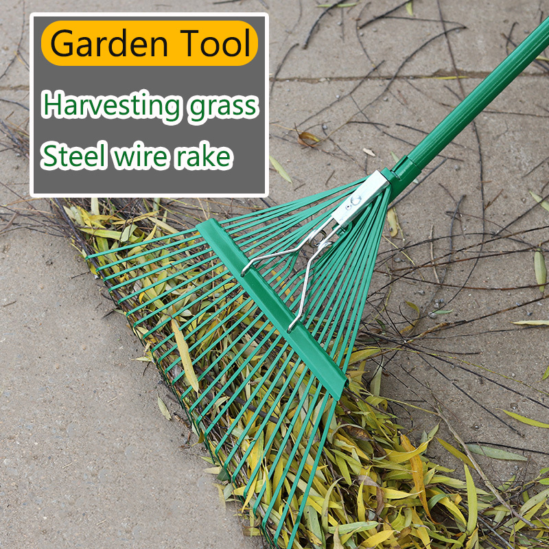 Factory Garden Tools Lightweight Leaf Rake Perfect for Yard Cleanup Rake