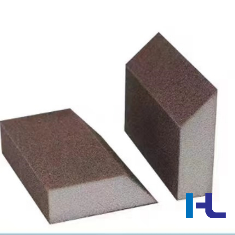 Silicon Carbide, Aluminum Oxide New Trapezoidal Polishing Sanding Sponge Wet & Dry Sandpaper Abrasive Block Metal Cleaning Sander Sponge