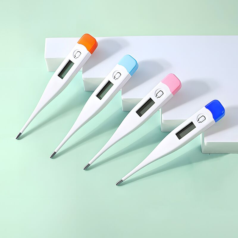 New Design Rigid Thermometer Clinical Baby Thermometer with LCD Display Alarm Fever Thermometer