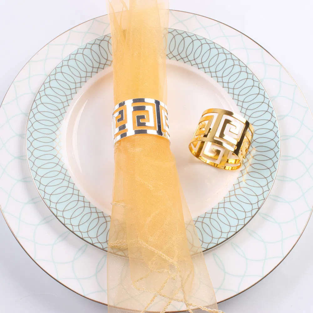 Elegant Ginkgo Leaf Napkin Rings for Weddings and Events
