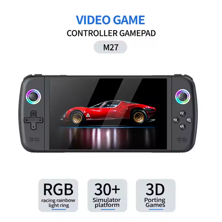 Портативная игровая консоль M27 с 7-дюймовым экраном и 20000 игр