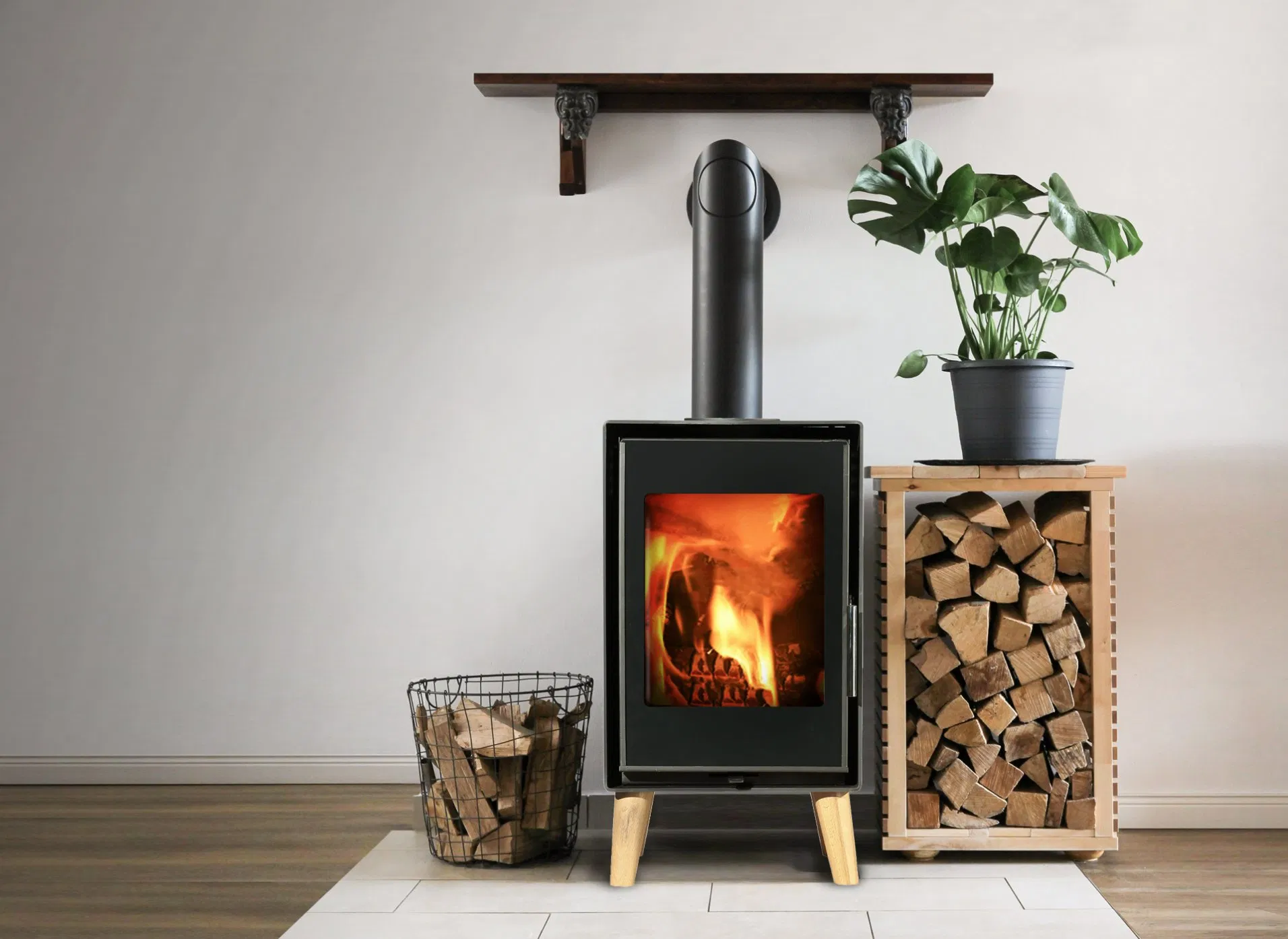 New Product Wood Burning Stove Heater Fireplace with 2022 Echo Design China Factory