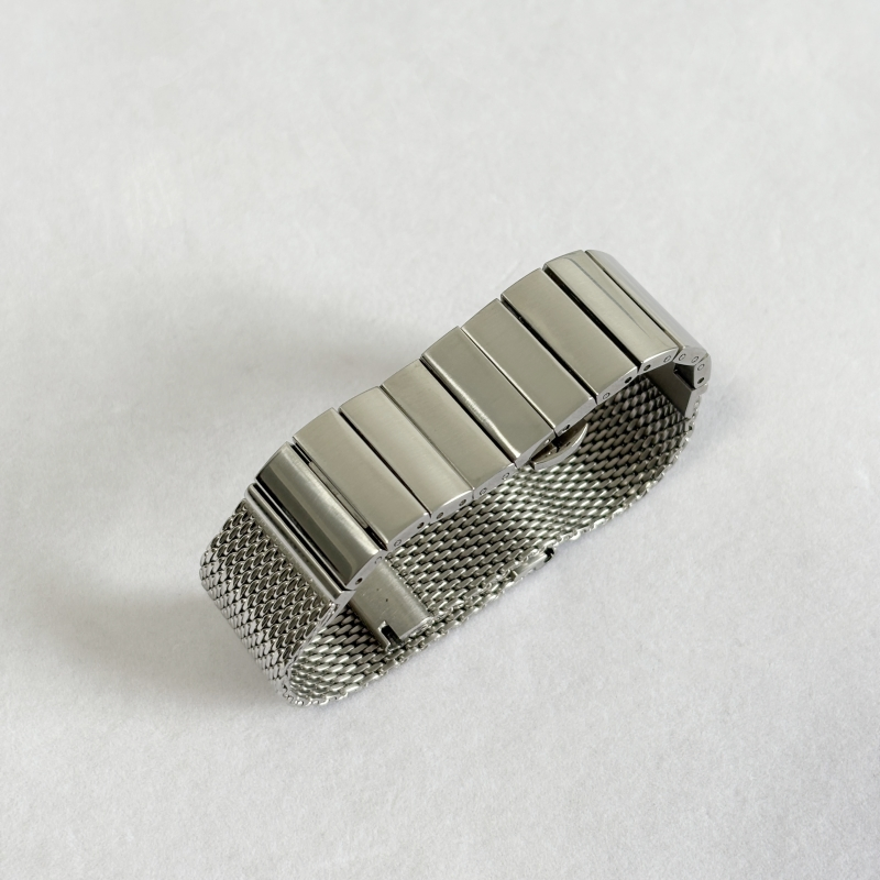 Custom 316L 304 Stainless Steel Mesh Link Watch Band