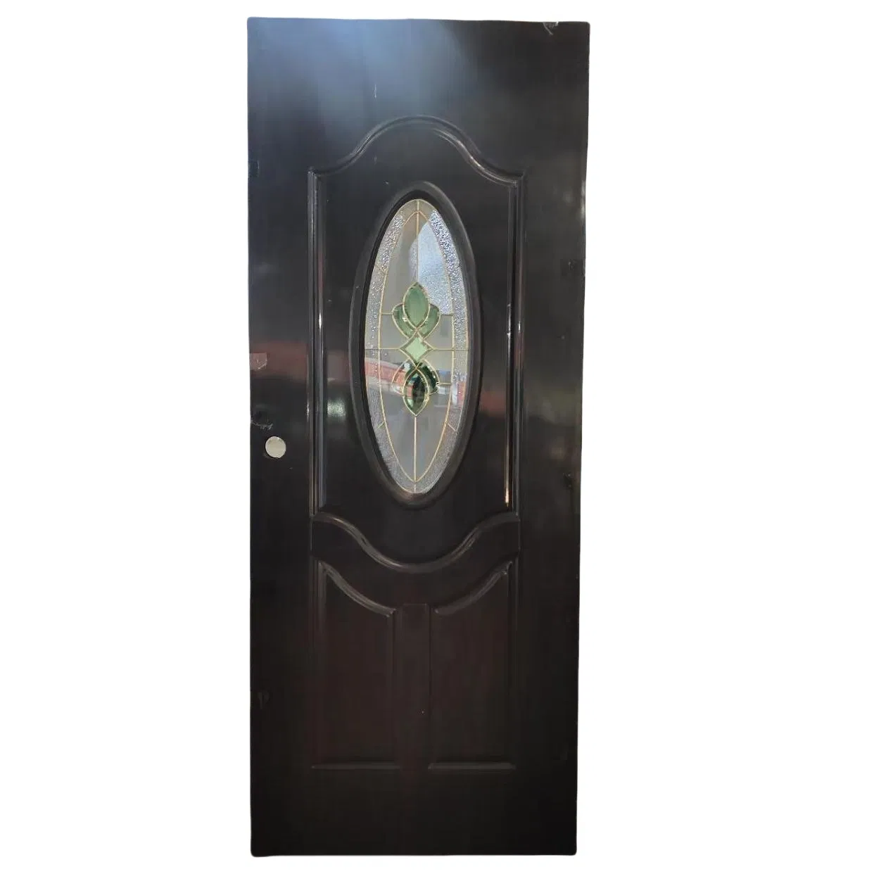 Interior Entry Security American Panel Steel Door with Glass