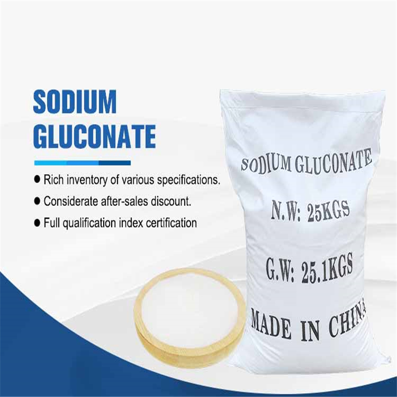 High Quality Food Additive Powder Sodium Gluconate for Nutrition Supplement CAS 527-07-1