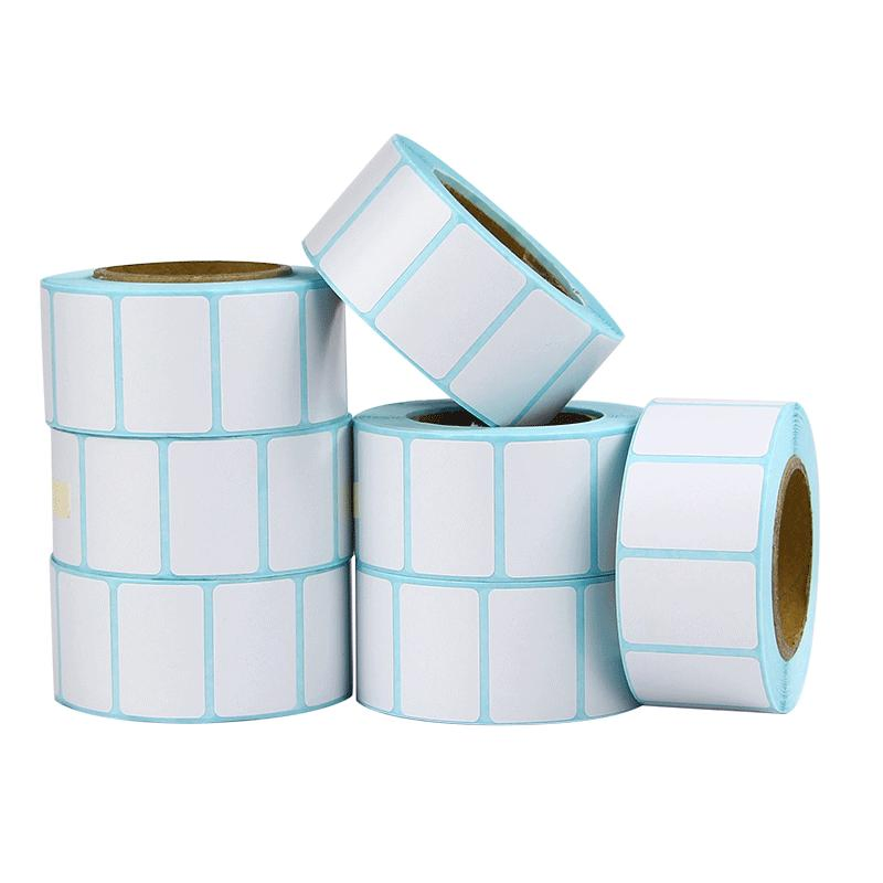 Premium Waterproof Barcode Label Paper, 30X20mm, 2000 Sheets for Retail Use