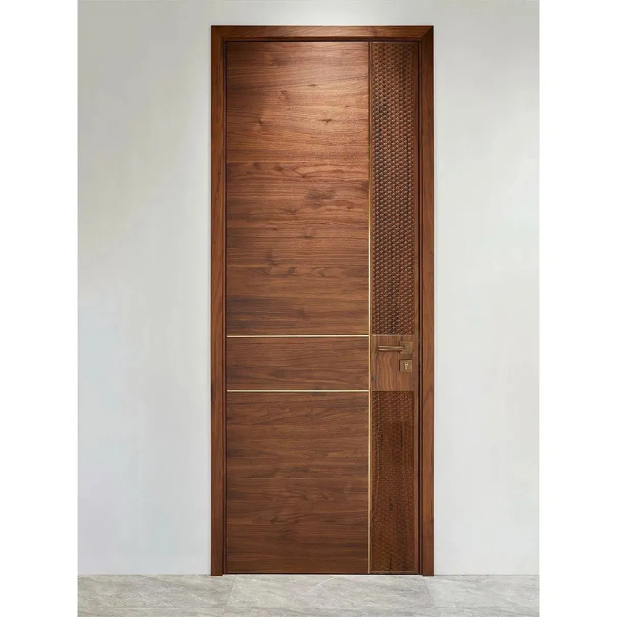 Sample Provided Sapele Veneer Solid Wood Interior Room Door