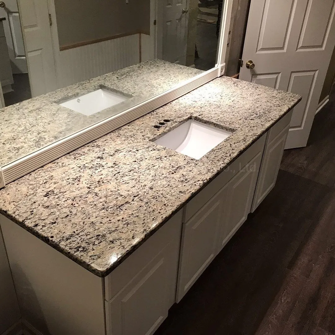 Santa Cecilia Granite/Stone Countertop Wholesale Kitchen Furniture Bathroom Bullnose Vanity/Top