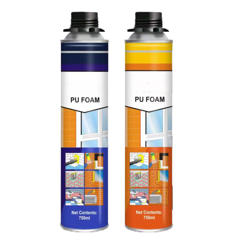 High Strength Polyurethane Spray Sealing 750ml Fireproof PU Foam Glue