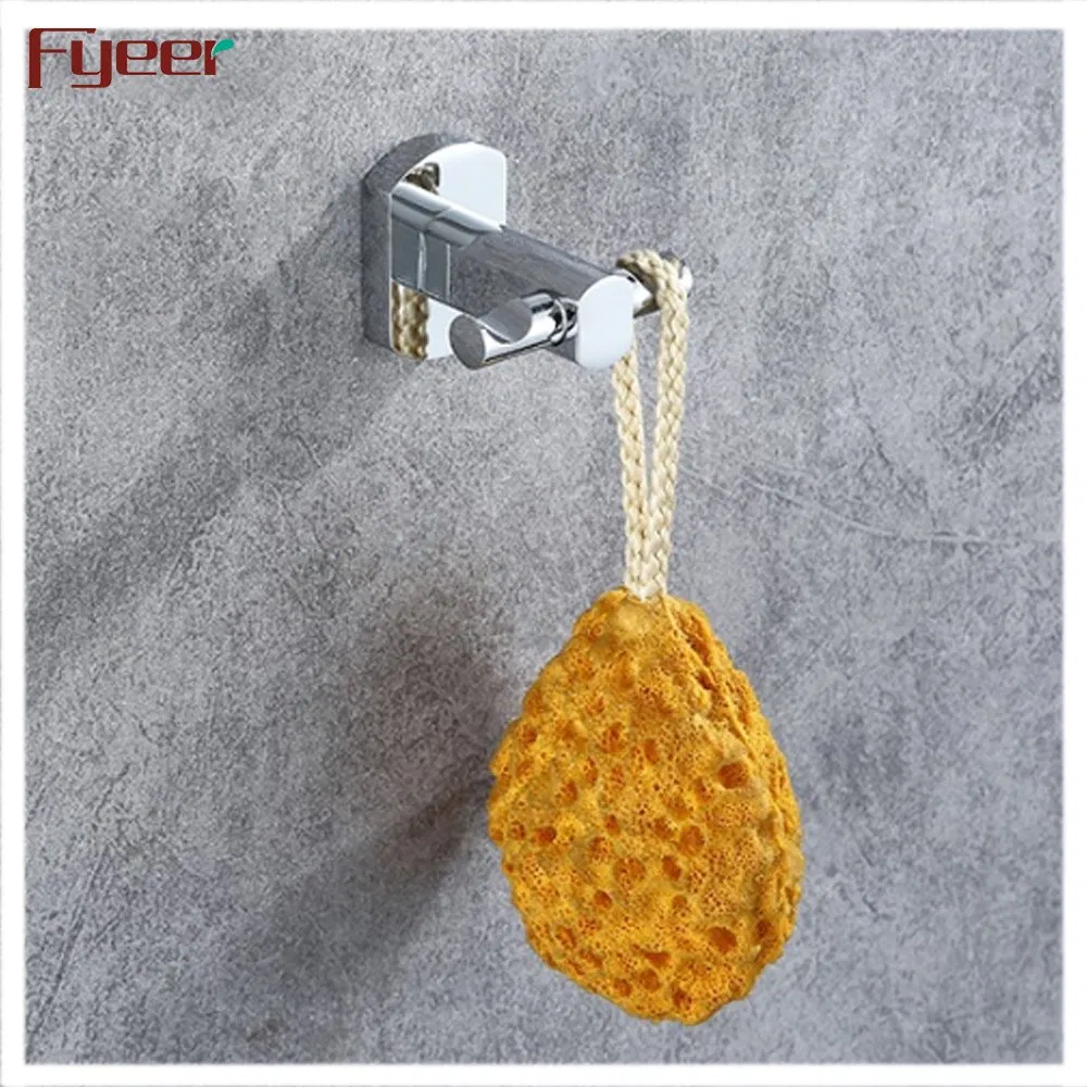 Настенный крючок для халата Fyeer хром