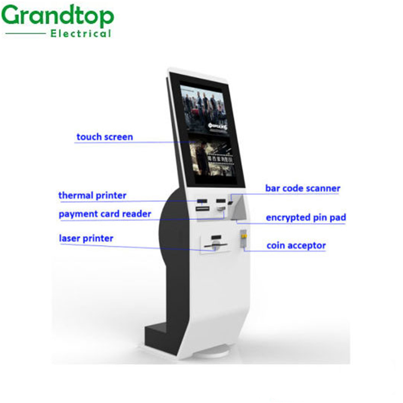 Bill Acceptor Payment Kiosk/ATM Machine with Bill Acceptor, Self-Service Touch Screen Kiosk