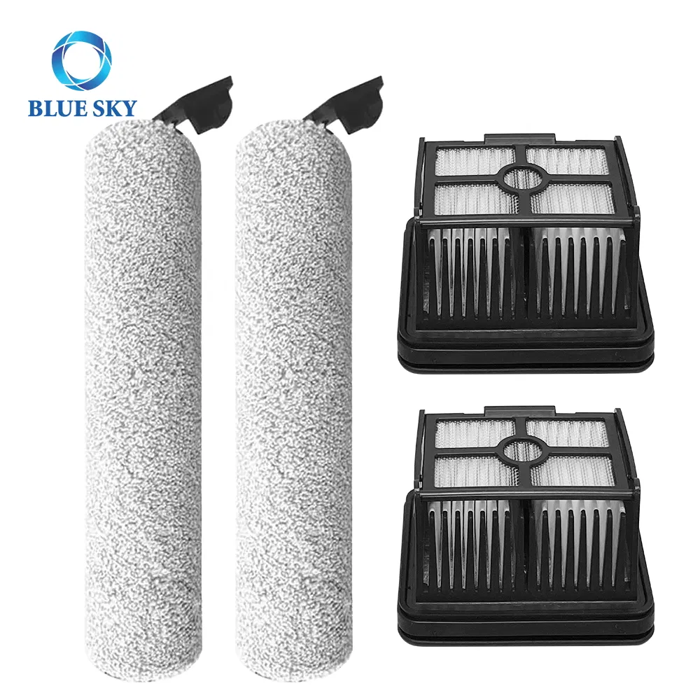 Washable HEPA Filter and Roller Brush Replacement Kit Fits for Dreame H13 PRO M13 M12PRO M12 Handheld Vacuum Cleaner