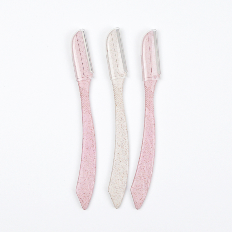 Hot Selling Women Razor Wheat Straw Dermaplaning Women Eyebrow Razor