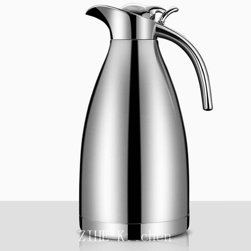 Stainless Steel Double Vacuum Household Coffee Pot Warmer Zihe Kitchen