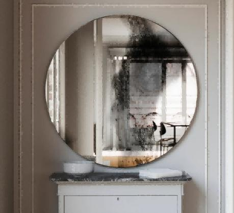 Colored Mirror Antique Mirror/Decorative Mirror/Antique Silver Mirror/Old Mirror/Hotel Decorative Mirror