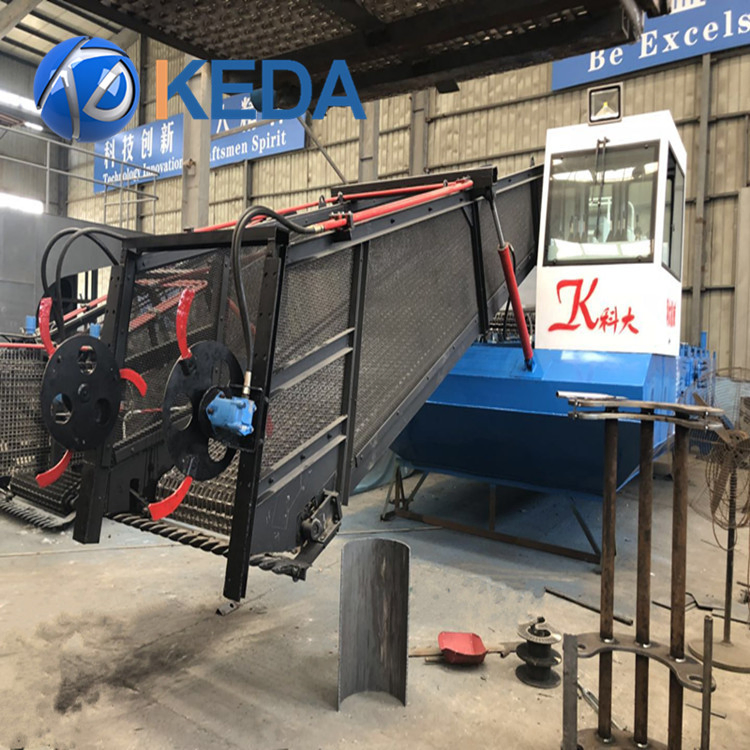 Малый полуавтоматический водный комбайн Keda для уборки водорослей