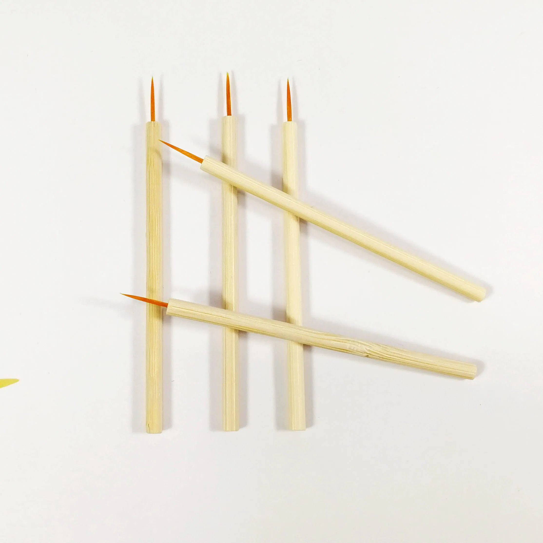 Bamboo Cosmetic Stick Applicator Wholesale Eye Shadow Liner Pencil Brush Makeup Pen Tools Eyeliner