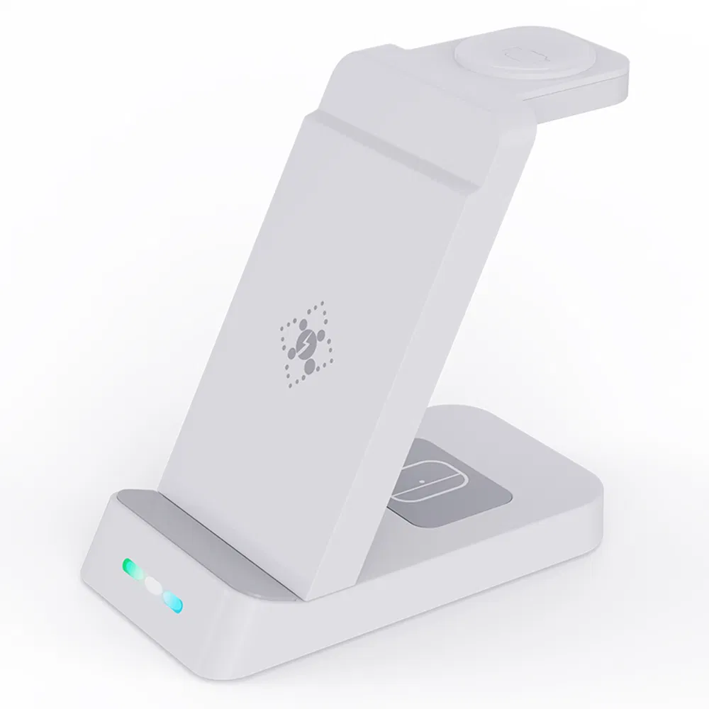 Беспроводная зарядная станция 3 в 1 для часов Samsung, iPhone, наушников