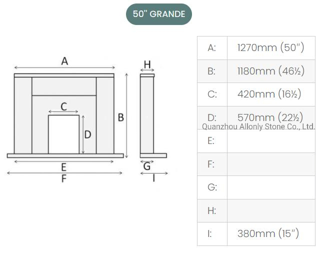 Natural Limestone Antique Mantel Marble Slab for Fireplace Hearth