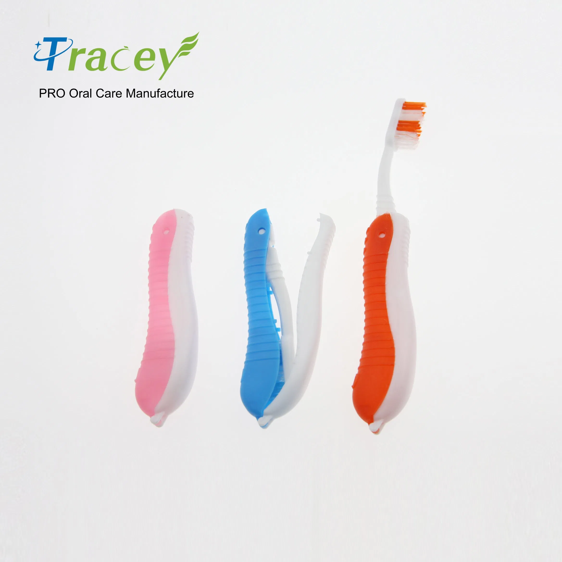 Hippocampi Shape Toothbrush Fold Toothbrush Colorful Disposable Travel Hotel Toothbrush Dental Kit