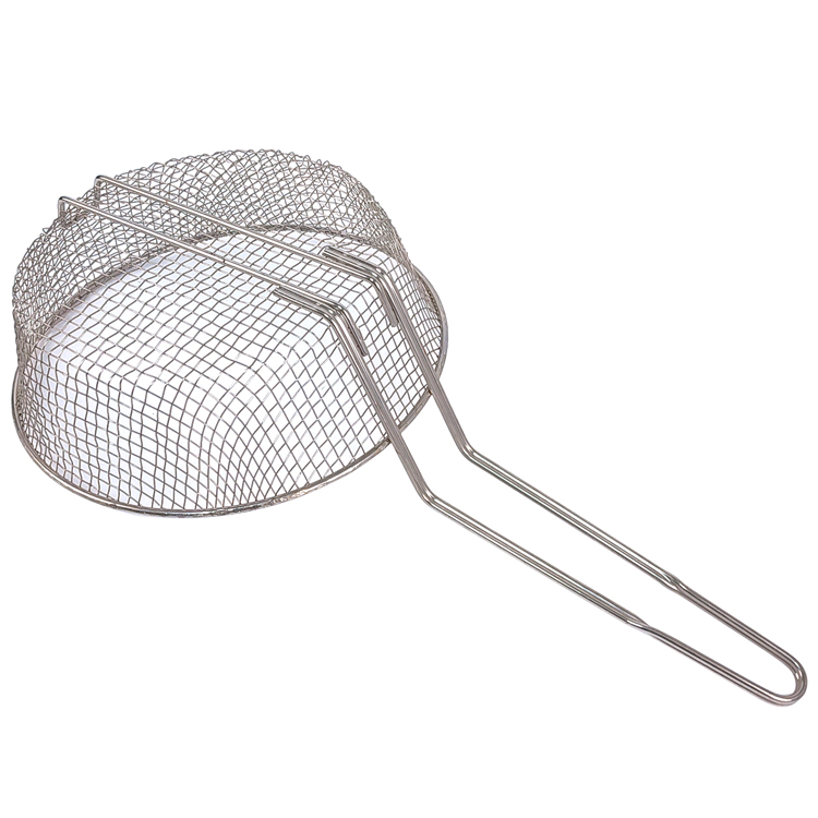 10" Medium Mesh Culinary Basket Stove Top Deep Frying Basket