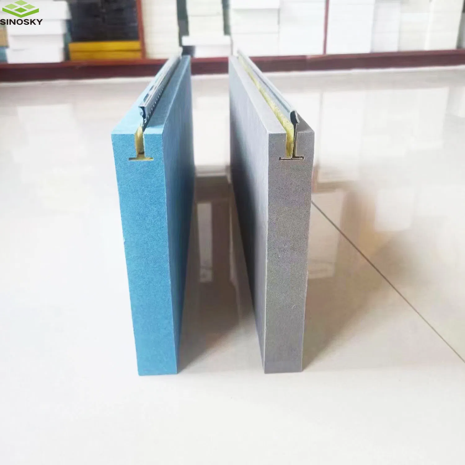 Eco-Friendly Fiberglass Suspended Ceiling Acoustic Baffle Ceiling Panel Tiles