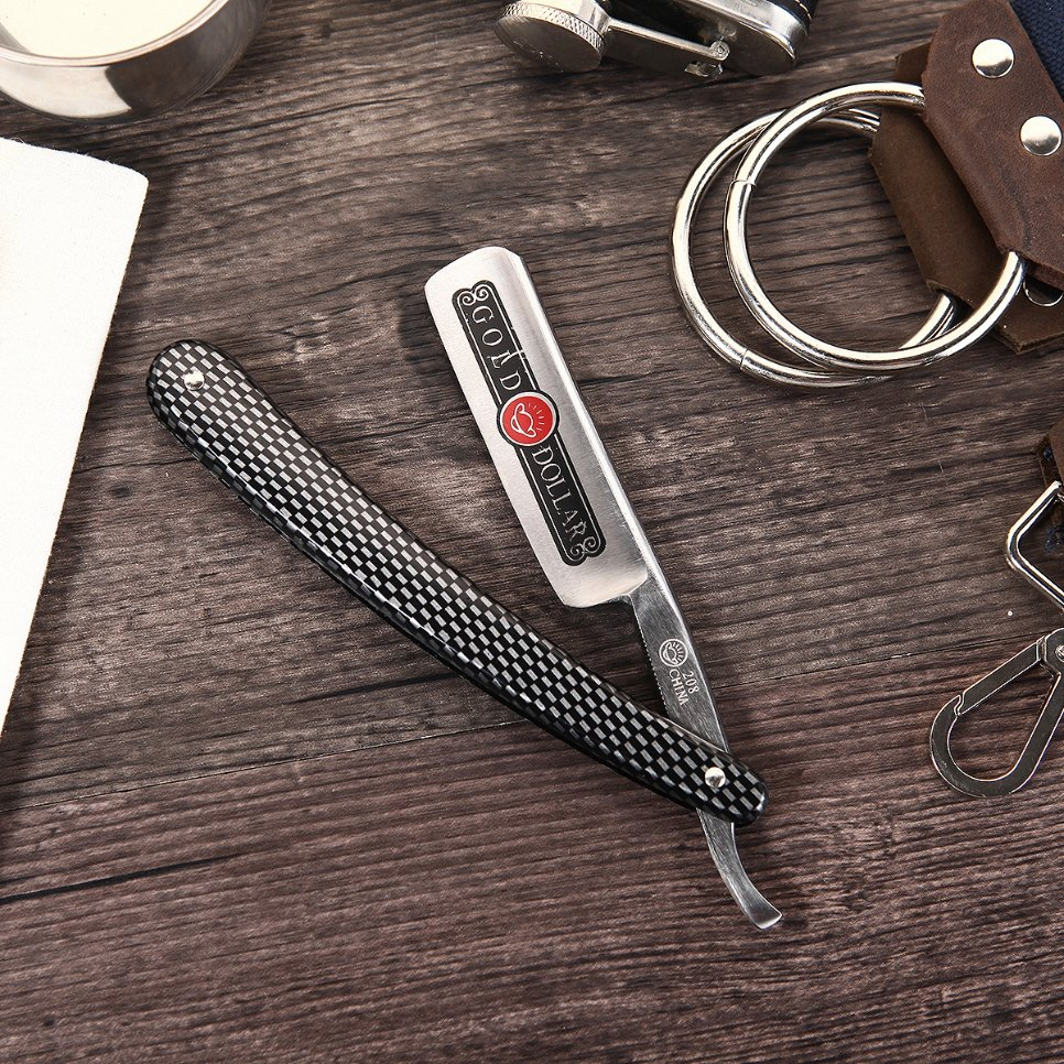 Professional Shaver Knife Straight Barber Blade Razor for Face