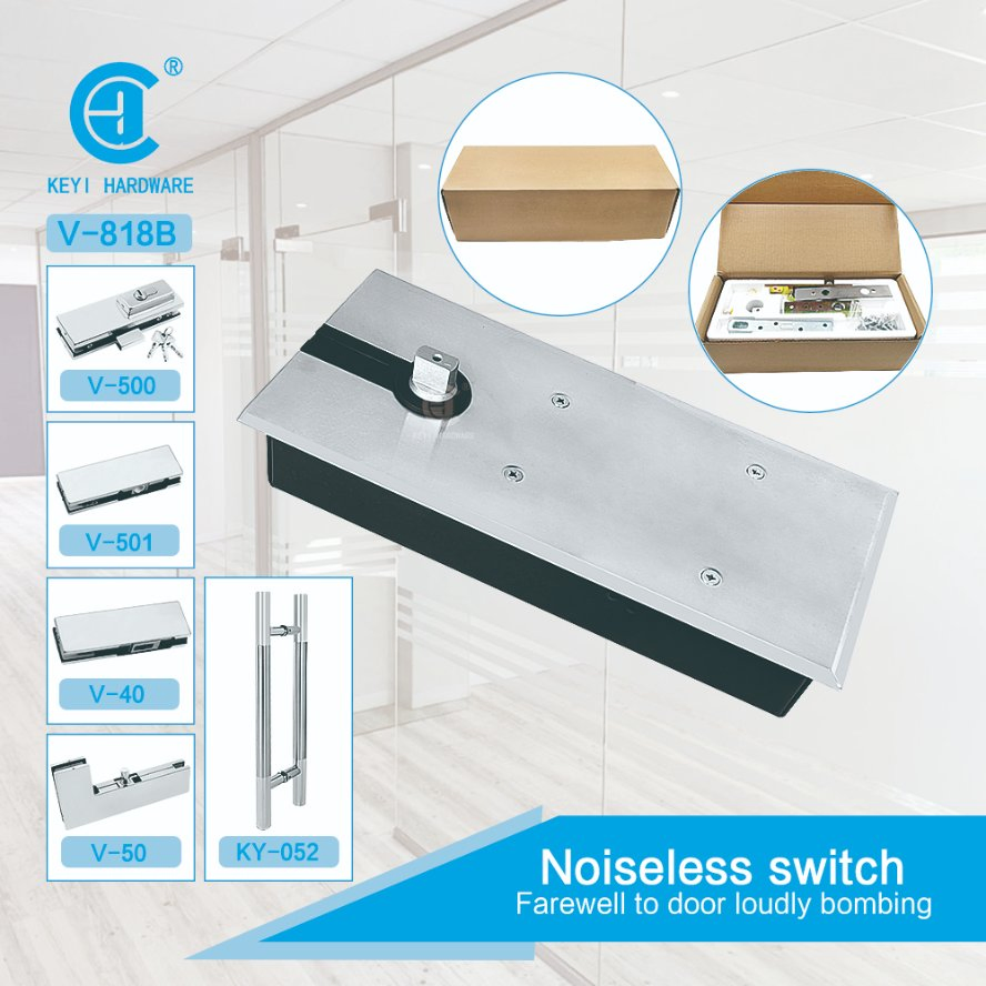 Glass Hardware Glass Door Hydraulic Floor Spring