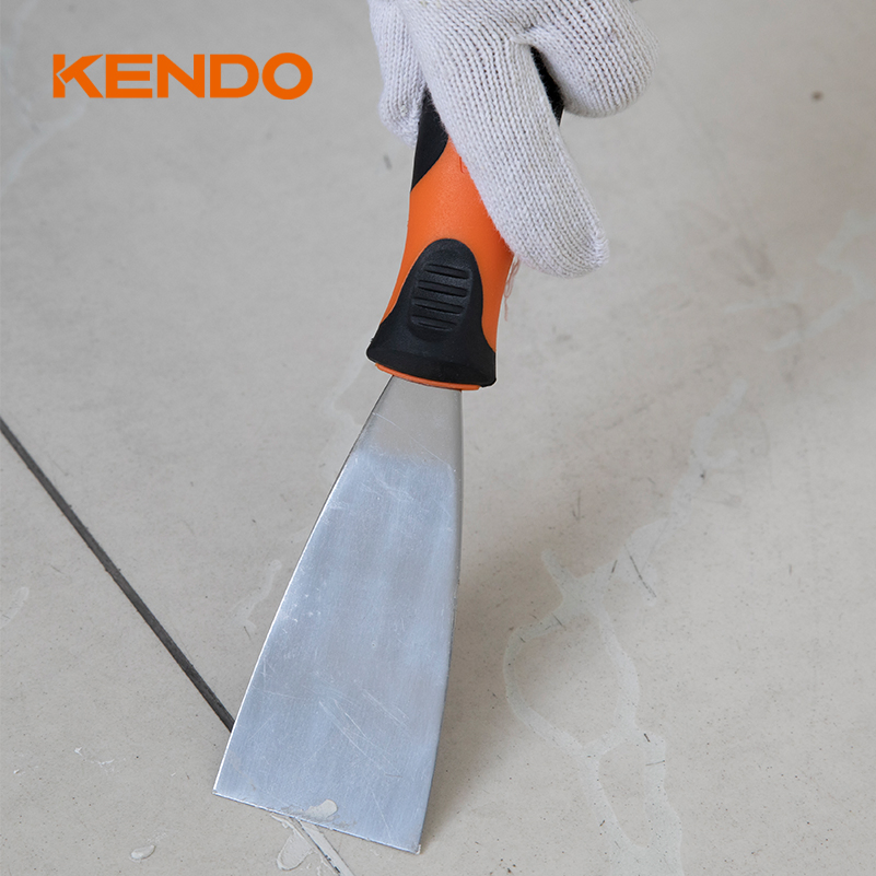 Kendo Scraper Ergonomic Soft-Grip Handle Absorbs Shock and Reduces User Fatigue