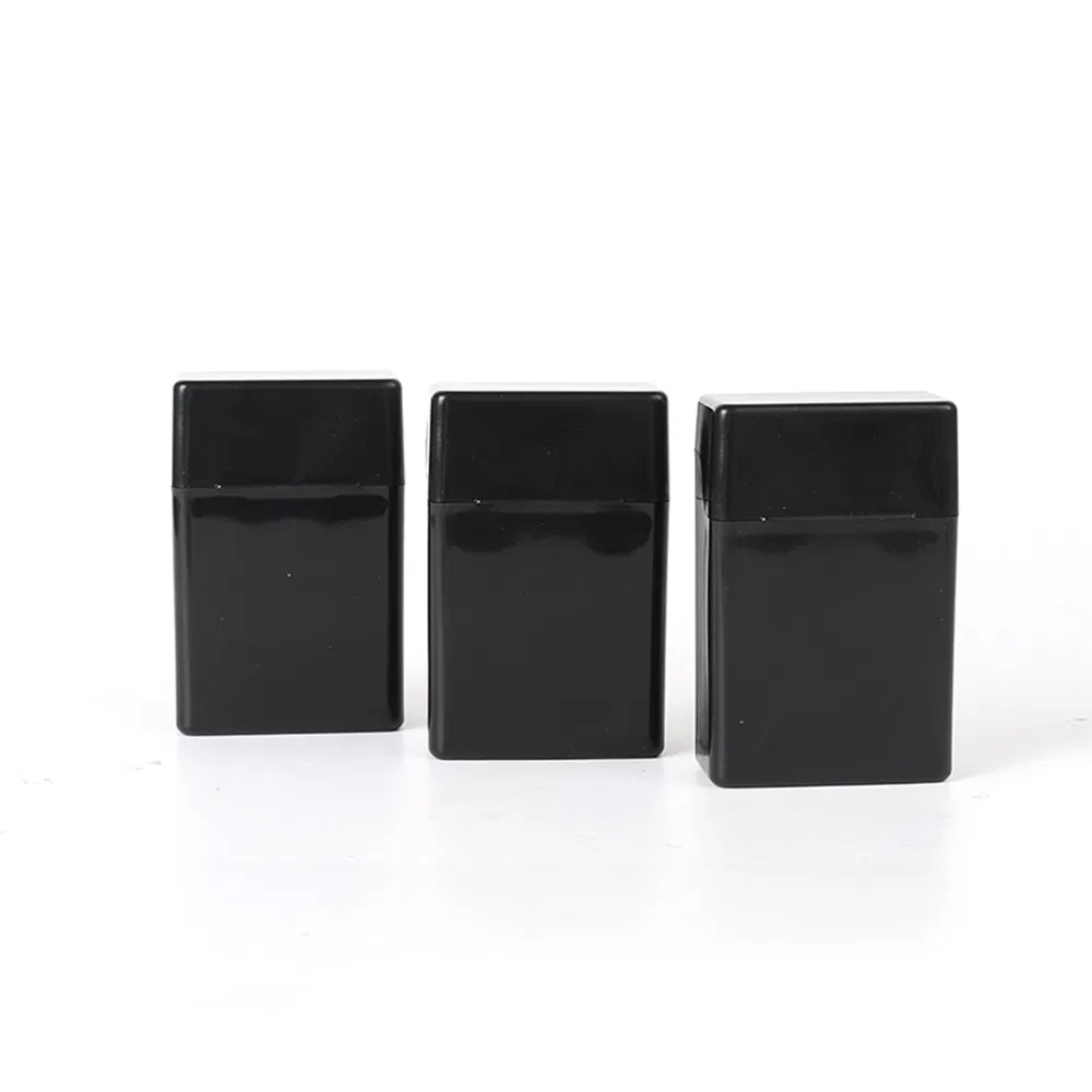Portable Black PP Cheap Wholesale Smoking Accessories Cigarette Case
