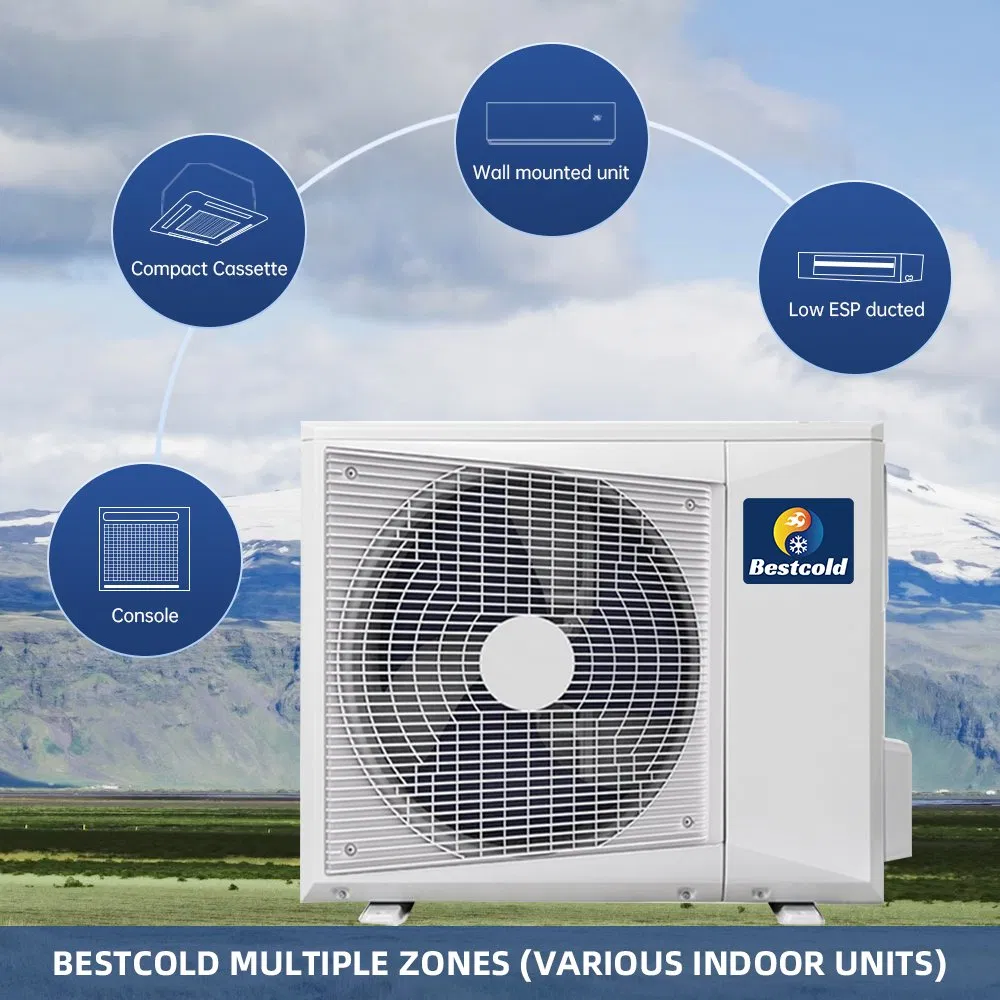 Bestcold Inverter Home HVAC System Mini Vrf Air Conditioners R32/R410A Residential Central Air Conditioning Outdoor Unit 8-16kw
