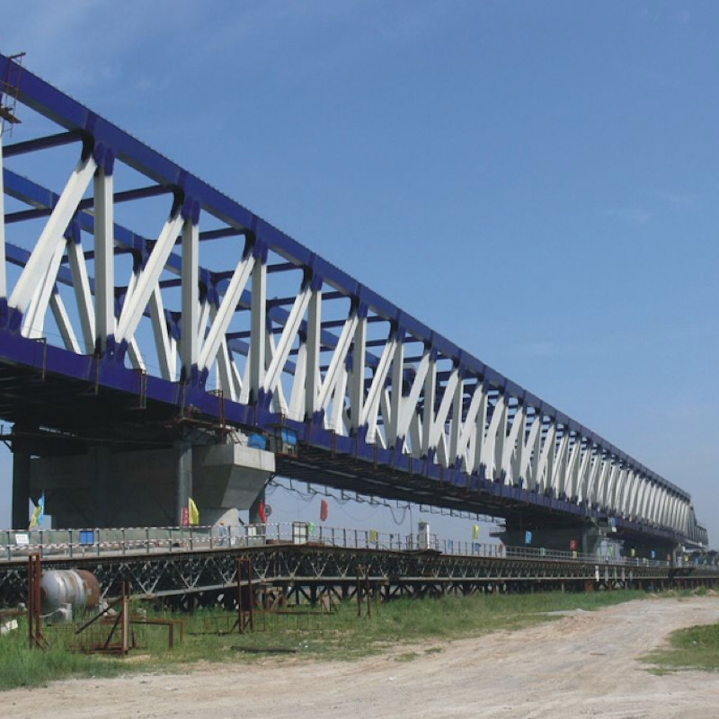 Modular High-Performance Lightweight Steel Bridge for Multi-Vehicle Access